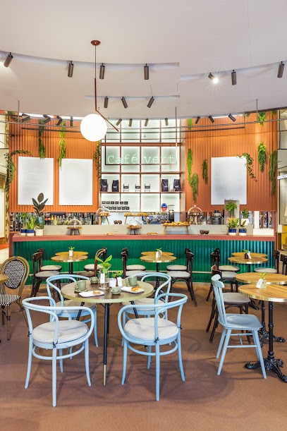 Café Vert X Paul Smith - Printemps, Café à Paris 09